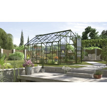 Gewächshaus Vitavia Jupiter 11500 Einscheibensicherheitsglas 3 mm 257x445 cm smaragd