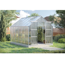 Gewächshaus Vitavia Uranus 9900 Hohlkammerplatten 6 mm 257x383 cm Aluminium