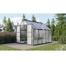Gewächshaus Vitavia Meridian 2 8300 Hohlkammerplatten 4 mm 257x321 cm schwarz