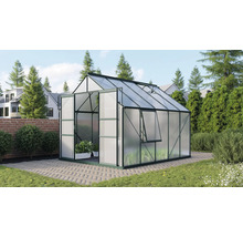 Gewächshaus Vitavia Meridian 2 8300 Hohlkammerplatten 4 mm 257x321 cm smaragd