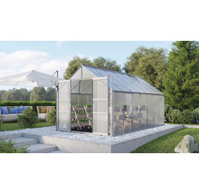 Gewächshaus Vitavia Meridian 2 11500 Hohlkammerplatten 6 mm 257x445 cm Aluminium
