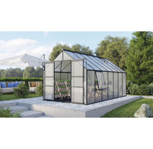 Gewächshaus Vitavia Meridian 2 11500 Hohlkammerplatten 4 mm 257x445 cm schwarz