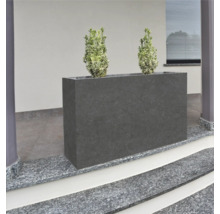 Blumentopf/Pflanztopf Portland Night Keramik anthrazit 90 cm x 30 cm x 60 cm