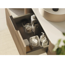 Meuble sous vasque Differnz OLLE lxhxp 90 x 39 cm x 45,5 cm couleur de façade chêne 36.012.41