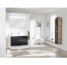 Armoire haute FACKELMANN B.brillant lxhxp 30 x 162 cm x 31,8 cm couleur de façade anthracite brillant 84057