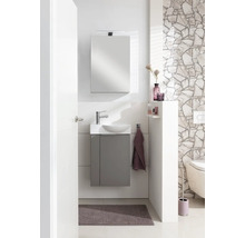 Spiegelschrank FACKELMANN SBC rechts 40 x 15,3 x 68 cm cubanit grey 1-türig LED IP 20