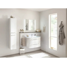 Waschtischunterschrank FACKELMANN Verona BxHxT 79,4 x 57,5 cm x 45,5 cm Frontfarbe weiß glanz 73103