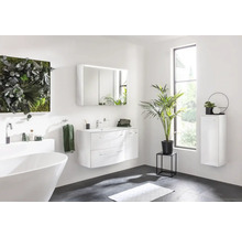 Spiegelschrank FACKELMANN Verona 110 x 16 x 68,3 cm weiß 3-türig LED IP 20