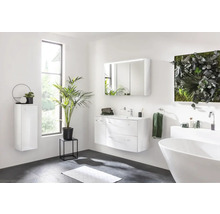 Spiegelschrank FACKELMANN Verona 110 x 16 x 68,3 cm weiß 3-türig LED IP 20