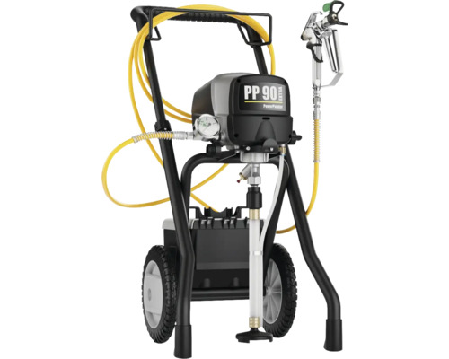 Pulvérisateur de peinture sur roues avec tuyau et pistolet