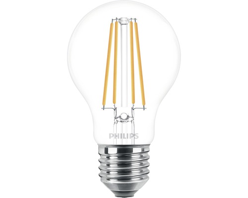 Ampoule LED A60 transparente E27/8,5W(75W) 1055 lm 2700 K blanc chaud