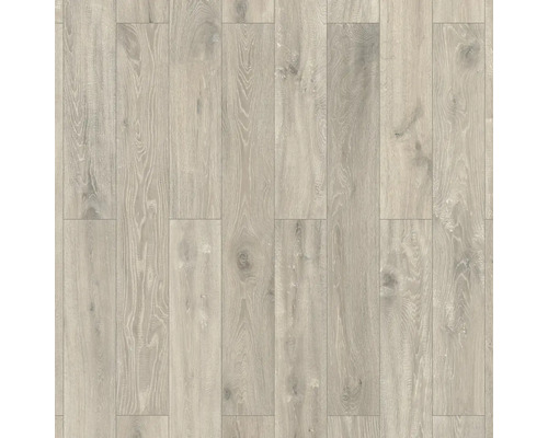 Vinylboden GREEN VINYL Eiche grau Landhausdiele Klickverbindung 1290 x 173 x 4,0 mm Heller Holzboden mit Maserung