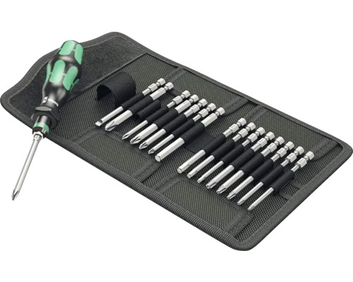 Jeu de tournevis avec différents embouts et sac de rangement