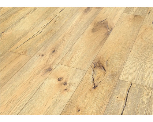 Gros plan sur un plancher en bois