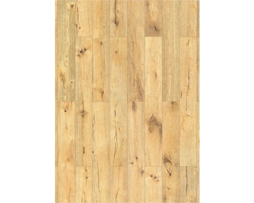 Plancher en bois avec grain de bois et nœuds