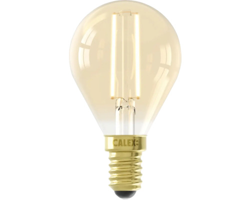 LED Tropfenlampe dimmbar P45 E14/3,5W(25W) 250 lm 2100 K gold warmweiß Calex Warm Filament Calex LED Lampe E14 Fassung