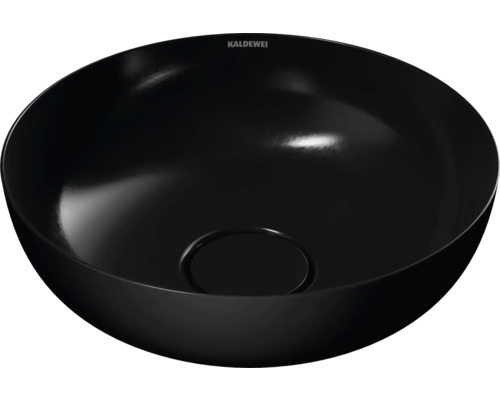 Aufsatzwaschbecken KALDEWEI MIENA 31 x 31 cm schwarz glänzend Emailliert mit Beschichtung 911406003701