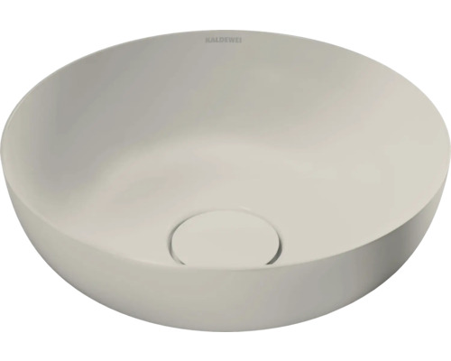 Lavabo à poser KALDEWEI MIENA 31 x 31 cm warm grey 10 mat emaillé avec revêtement 911406003668