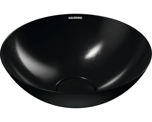 Lavabo à poser KALDEWEI AVELLINO 30 x 30 cm noir brillant emaillé avec revêtement 912006003701