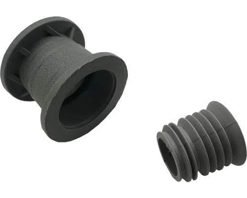 Capuchons & bouchons HAROMAC dinki pack = 50 pces Deux raccords de tuyau de drainage gris