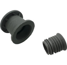 Deux raccords de tuyaux en plastique