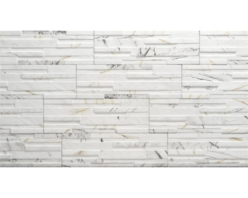 Carrelage mural aspect marbre
