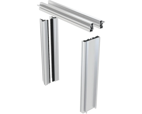 Knauf Pocket Kit EASY chambranle de finition aluminium pour vantaux de portes en verre (CW 75 mm)