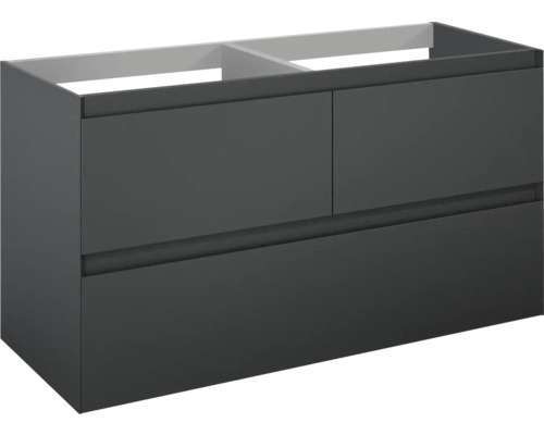 Meuble sous vasque Jungborn DECEM lxhxp 120x63,5x45,8 cm anthracite mat