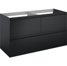 Jungborn Waschtischunterschrank DECEM BxHxT 120x63,5x45,8 cm schwarz matt