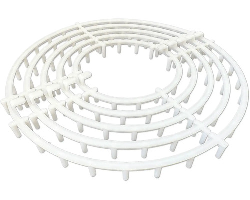 Entretoise circulaire HAROMAC 30 mm pack = 25 pces Protection circulaire en plastique pour pots de fleurs
