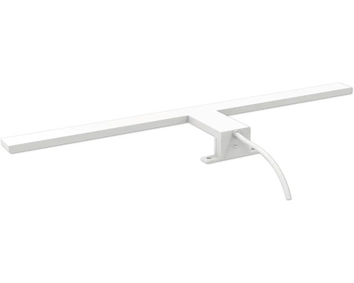 Weisse LED Spiegelleuchte mit Anschlusskabel