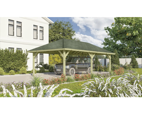 Pavillon Karibu Classic Dannau 2 359x706 cm traité en autoclave par imprégnation