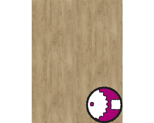 Crédence K5414 chêne Endgrain Classic / Native 4100 x 640 x 15 mm (découpe à réserver en ligne) Plancher en bois avec grain de bois
