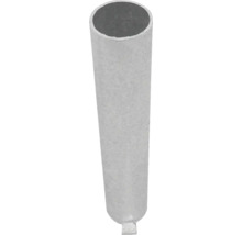 Douille de sol avec ancrage au sol Ø 70 mm pour bornes amovibles avec Ø 60 mm et fermeture h = 400 mm