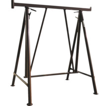 Échafaudage pliant type "Compact S" marron 1200 mm x 750-1300 mm