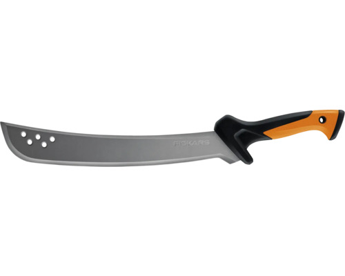 Machete FISKARS Solid CL-561 Fiskars Machete mit gebogener Klinge und orangefarbenem Griff