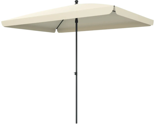 Ersatzbezug SOLUNA für Sonnenschirm 6103122 und 10612139 Cannes 140x210 cm ecru Rechteckiger Sonnenschirm mit mittigem Mast für den Außenbereich