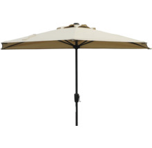 Quadratischer Gartenschirm mit Kurbelmechanismus