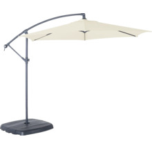 Parasol déporté avec support pour le jardin