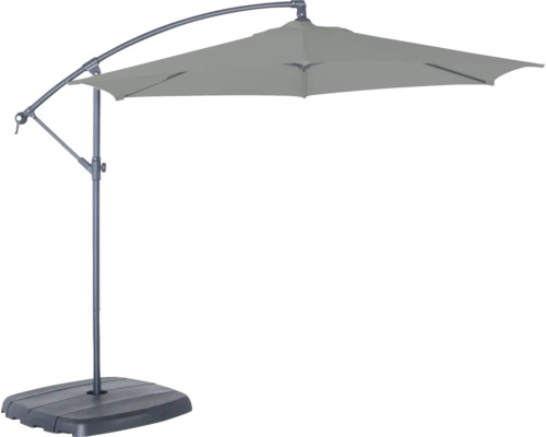 Parasol déporté avec support pour le jardin