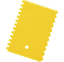 Spatule dentée en plastique