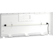 Dos d''un couvercle d''aquarium blanc avec éclairage LED