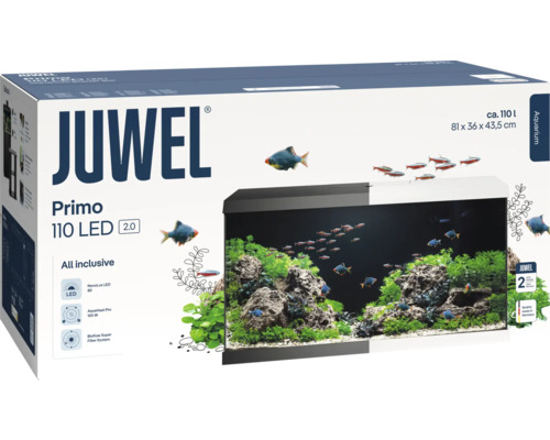 Kit complet d''aquarium Juwel Primo 110 LED dans sa boîte
