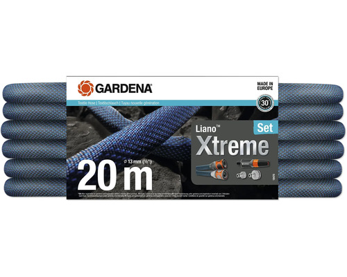 Ensemble de tuyau d''arrosage Gardena Liano Xtreme, 20 mètres de long