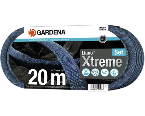 Gardena Liano Xtreme Tuyau textile Set, 20 mètres