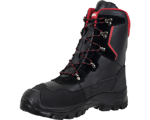 Chaussure de sécurité noire à lacets