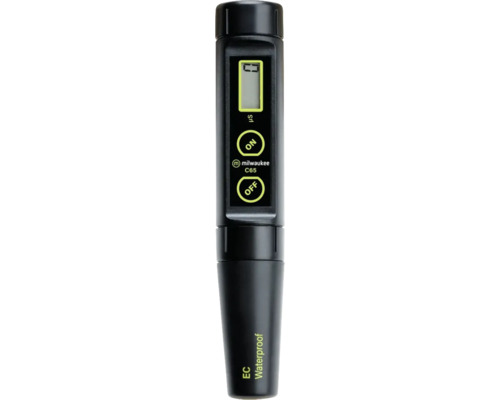 Milwaukee Logo C65 conductimètre avec affichage numérique et interrupteur marche/arrêt, étanche