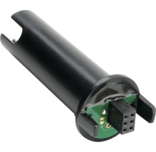 Schwarzer Sensor mit Anschluss für elektronische Geräte