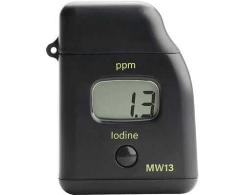 Iodomètre avec affichage numérique de la teneur en iode en ppm