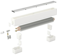 Vue éclatée d''un convecteur de radiateur avec différents composants